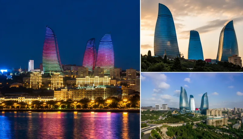 Огни Баку: Впечатляющие Пламенные башни