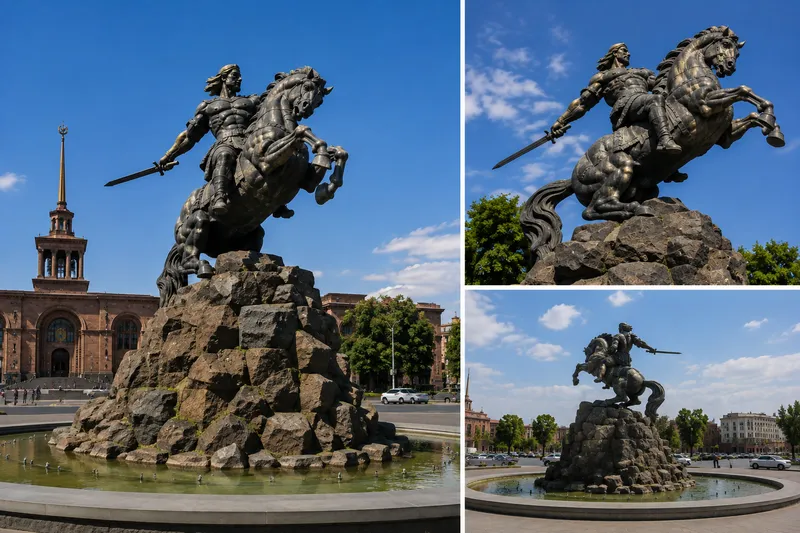 Памятник Давиду Сасунскому в Ереване: символ армянской души